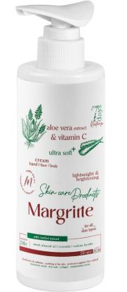 تصویر کرم مرطوب کننده آلوئه‌ورا مناسب انواع پوست مارگریت
