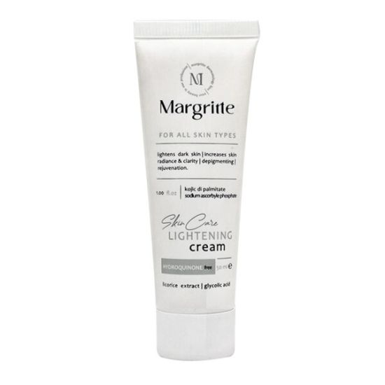 تصویر کرم روشن کننده و ضد لک مارگریت مناسب انواع پوست حجم 50 میلی لیتر
